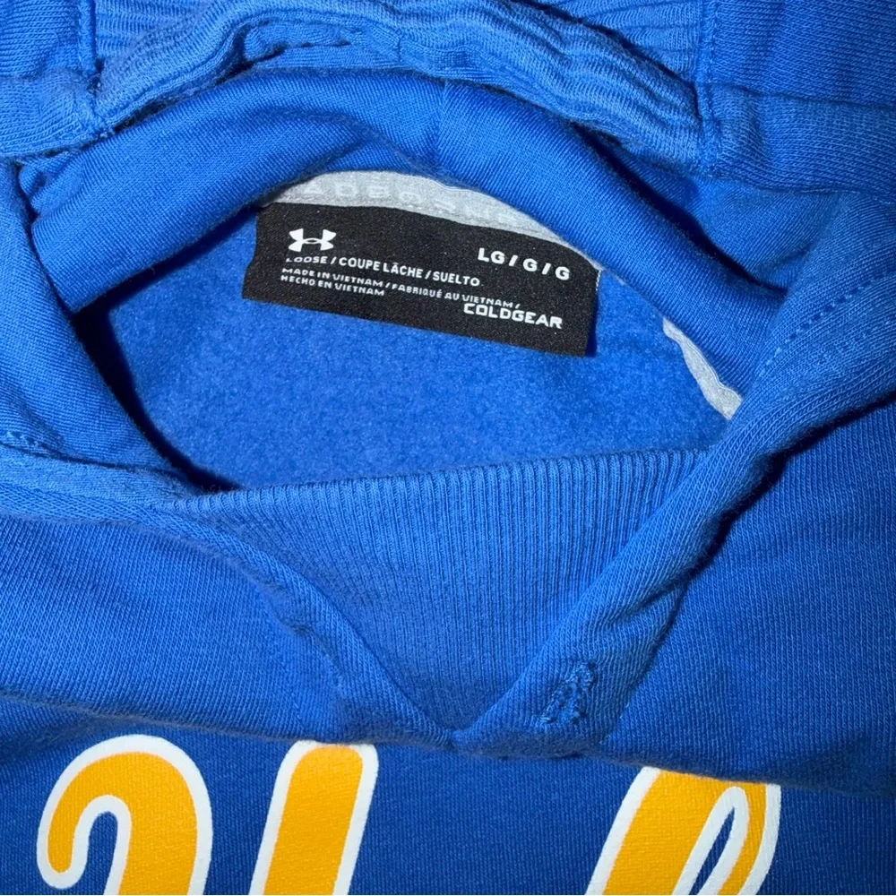 Under Armour‎ UCLA Bruins royal blue pullover hoodie. Coldgear L